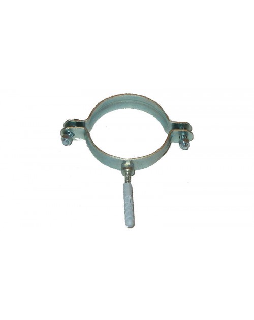 ABRAZADERA PARED GALV. C/TORNILLO 100 MM