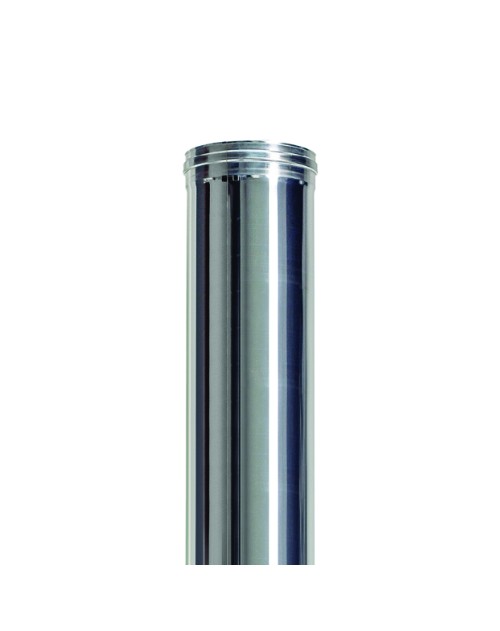 TUBO CHIMENEA ACERO INOX 180 MM-1MT