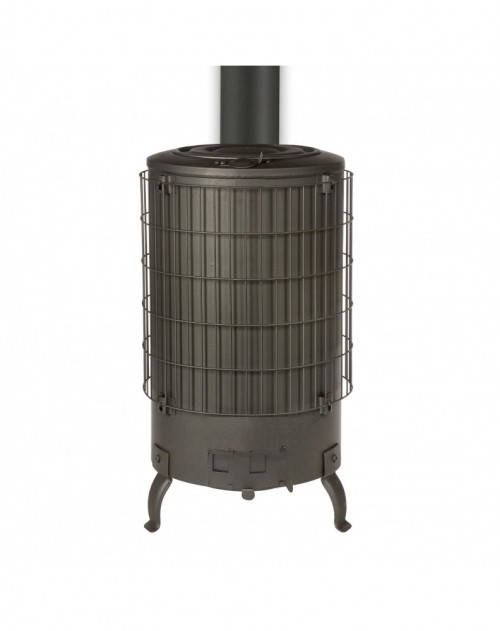 ESTUFA LEÑA NEGRA THECA  Nº 4 + REGALO BALIZA V16