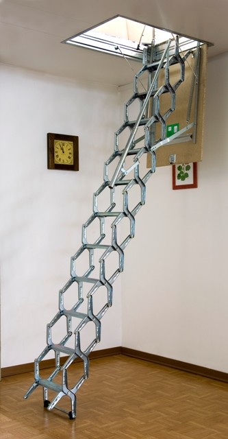 prueba ensalada acoplador Escaleras de techo, escalera escamoteables, escalera ático